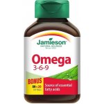 Jamieson Omega 3-6-9 1200 mg měkké tobolky pro udržení normální hladiny cholesterolu 100 kapslí – Hledejceny.cz