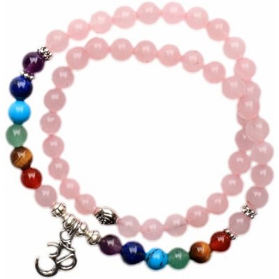 Nefertitis Čakrový náramek z růženínu dvojitý NF4594 – Sleviste.cz