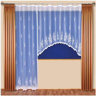 Vesna | Záclona kusová LARISA v. 150 cm x š. 220 cm – Hledejceny.cz