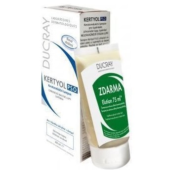 Ducray Kertyol PSO šampon 200 ml + Elution šampon 200 ml dárková sada