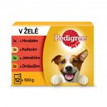 Pedigree Vital protection v želé 4 druhy masa 12 x 100 g – Zboží Mobilmania