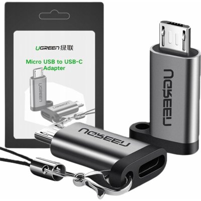 Ugreen USB-C na micro USB šedý US282 – Zboží Živě