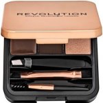 Revolution Brow Sculpt Kit Dark sada na úpravu obočí 2,2 g – Zboží Dáma Revolution Brow Sculpt Kit Dark sada na úpravu obočí 2,2 g – Zboží Dáma