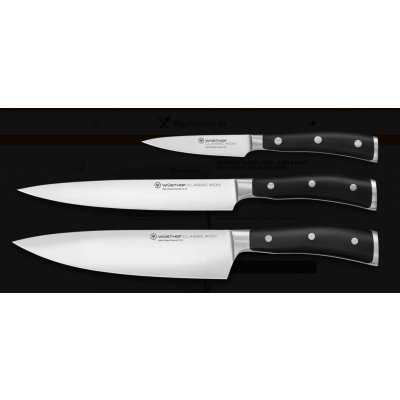 Wüsthof classic Ikon sada kuchyňských nožů 3ks – Zboží Mobilmania