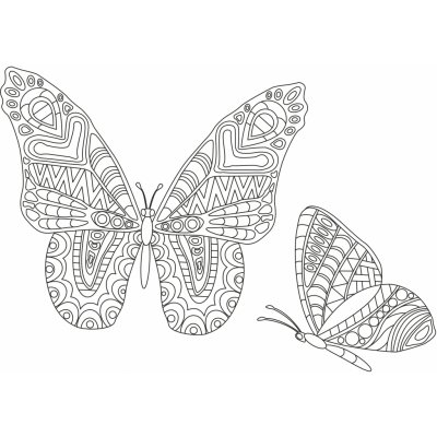 Pískohraní s.r.o. Šablona Motýli 210 x 297 mm