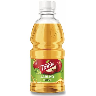 Toma ovocný džus Jablko 100% 12 x 330 ml – Sleviste.cz