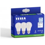 Tesla Lighting LED žárovka BULB E27, 8W, 230V, 806lm, 25 000h, 4000K denní bílá, 220st 3ks – Zboží Živě