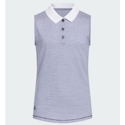 adidas Jr polo Girls Sleeveless tmavě modrá – Zboží Dáma