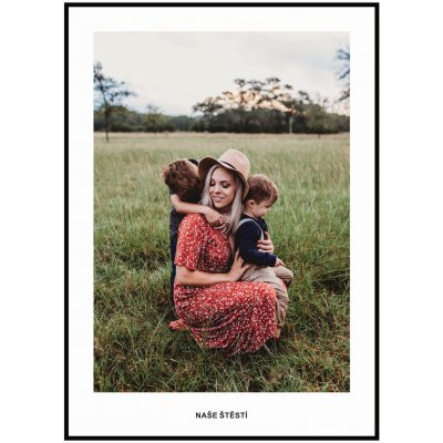 Jen tak z lásky Velkoformátová fotografie s vaším osobním textem Rozměr plakátu: 30 x 40 cm – Zboží Dáma