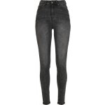 Urban Classics High Waist Skinny tmavě šedé – Zboží Dáma