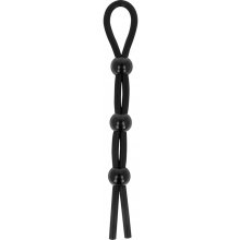 Ohmama Cord-Cock and Testicles Ring Black