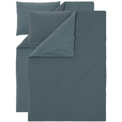 Livarno satén povlečení námořnická modrá 140x200 70x90 – Zboží Dáma