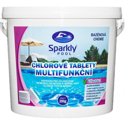 Sparkly Pool Chlorové tablety Maxi 5v1 5 kg