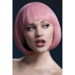 Fever Mia Wig Pastel Pink Short Bob with Fringe – Zboží Dáma