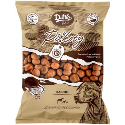 Dafíko Dentos piškoty s kachním masem 300 g – Zboží Mobilmania