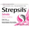 Lék volně prodejný STREPSILS JAHODA BEZ CUKRU ORM 0,6MG/1,2MG PAS 24