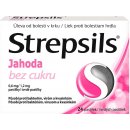 STREPSILS JAHODA BEZ CUKRU ORM 0,6MG/1,2MG PAS 24