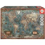 Educa Historical World Map 8000 dílků – Zboží Dáma