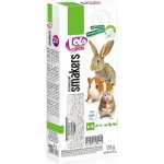 LOLO pets SMAKERS přírodní vápenná Tyčinka hlodavci a Králík 135 g – Sleviste.cz