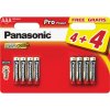 Baterie primární PANASONIC Pro Power AAA 8ks 80265909