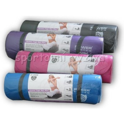 Power System FITNESS YOGA MAT PLUS – Zboží Mobilmania