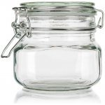 Banquet Dóza hermetická hranatá skl. s patentním uzávěrem 500ml – Hledejceny.cz