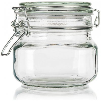 Banquet Dóza hermetická hranatá skl. s patentním uzávěrem 500ml – Hledejceny.cz