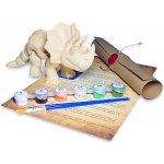Veselý Tučňák Triceratops Kreativní sada 3D omalovánky s pohádkou – Hledejceny.cz