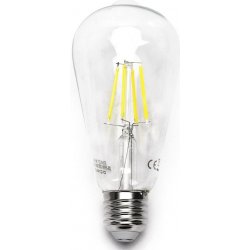 Aigostar B.V. LED Žárovka FILAMENT ST64 E27/6W/230V 6500K