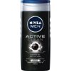Sprchové gely Nivea Men Active Clean sprchový gel 250 ml