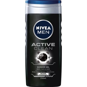 Nivea Men Active Clean sprchový gel 250 ml od 45 Kč - Heureka.cz