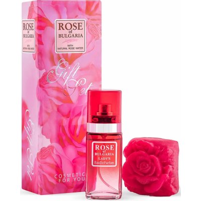 Rose of Bulgaria EDP 25 ml + toaletní mýdlo ve tvaru růže 60 g dárková sada