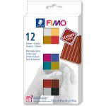 FIMO Leather Effect sada 12 barev 25 g Staedtler 1ks 12 x 25 g – Zboží Dáma