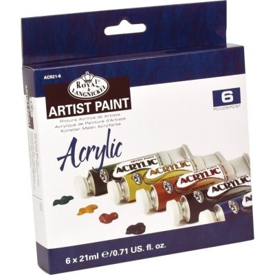 Royal & Langnickel ACR21-6 sada akrylových barev 6 ks 21 ml – Hledejceny.cz
