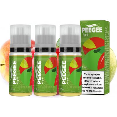 PEEGEE Jablko 3 x 10 ml 18 mg