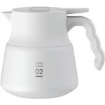 Hario V60-02 Insulated Stainless Steel Server Plus White – Zboží Dáma