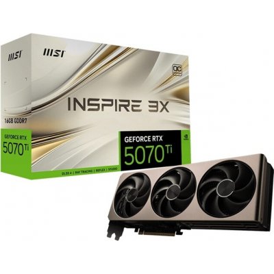 MSI GeForce RTX 5070 Ti INSPIRE 3X OC 16G – Zboží Živě