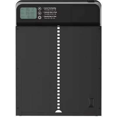 yc Technology Ltd Automatická dvířka do kurníku Okköbi digitální časovač ruční režim |hliníková slitina – Zbozi.Blesk.cz