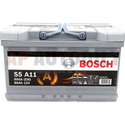 Bosch S5A 12V 80Ah 800A 0 092 S5A 110 – Zboží Mobilmania