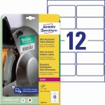 Avery Zweckform Etikety pro laser 10 listů A4 bílé 99,1 x 42,3 mm ultra odolné vůči počasí L7913-10 – Zboží Dáma