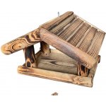 Biom Krmítko pro ptactvo č. 4 32 x 22 x 26 cm opál dřevo – Hledejceny.cz