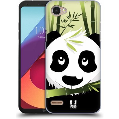 Pouzdro HEAD CASE LG Q6 / Q6 PLUS vzor kreslená panda zelená – Zboží Živě