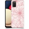 Pouzdro a kryt na mobilní telefon Samsung Pouzdro ACOVER Samsung Galaxy A02s A025G s motivem Floral I