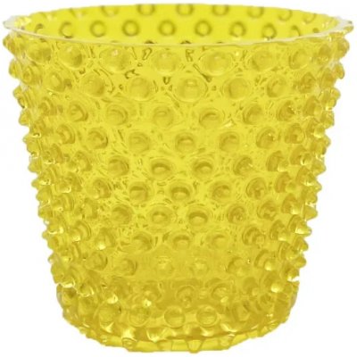 Váza, Svícen, Květináč, Mísa 16cm - Hobnail – Ananas – žlutá – Hledejceny.cz