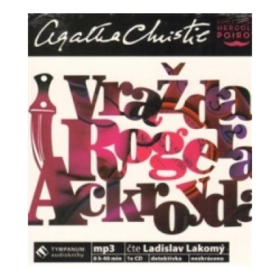 CD-MP3 Vražda Rogera Ackroyda MP3-CD - Ladislav Lakomý – Hledejceny.cz