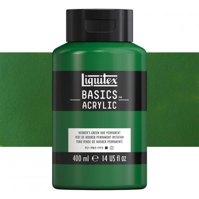 Liquitex Basics akrylová barva Hooker's green hue permanent 400 ml – Zboží Dáma