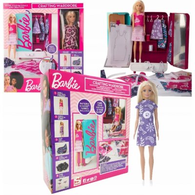 Barbie Šatní skříň Garderoba Pro +Příslušenství – Zboží Mobilmania