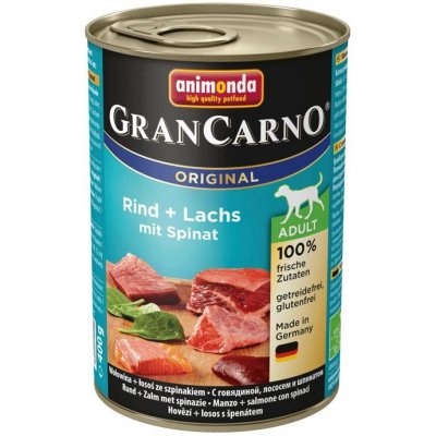 Animonda Gran Carno Adult losos & špenát 24 x 400 g – Hledejceny.cz