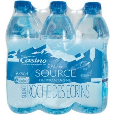 Casino Eau de Saurce de Montagne alpská voda 6 x 0,5 l – Hledejceny.cz