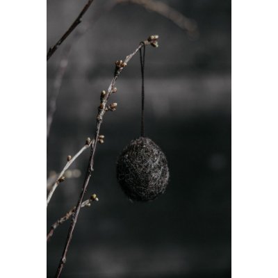 Velikonoční vajíčko Ullas Dark Brown 5 cm Storefactory Scandinavia – Hledejceny.cz